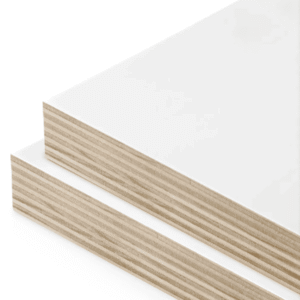 QUÍNTUPLEX DE 15 MM 1 CARA BLANCO BRILLANTE 122X244